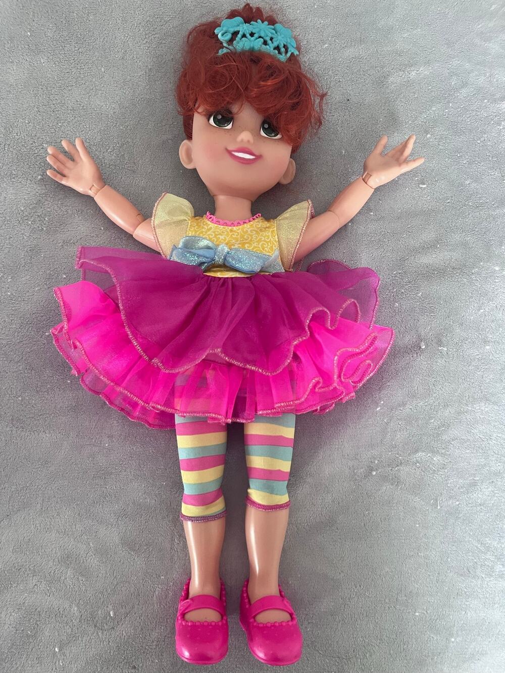 Jakks Pacific Disney Junior Fancy Nancy Doll 18 Inches Complete Outfit and Shoes